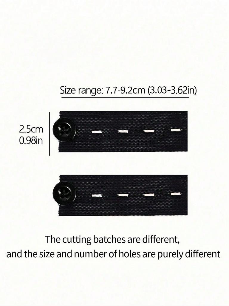 20pcs Pant Extender Belt Unisex Waist Band Tight Trousers Jeans Skirts Maternity Button Hooks Garment DIY Sewing Supplies
