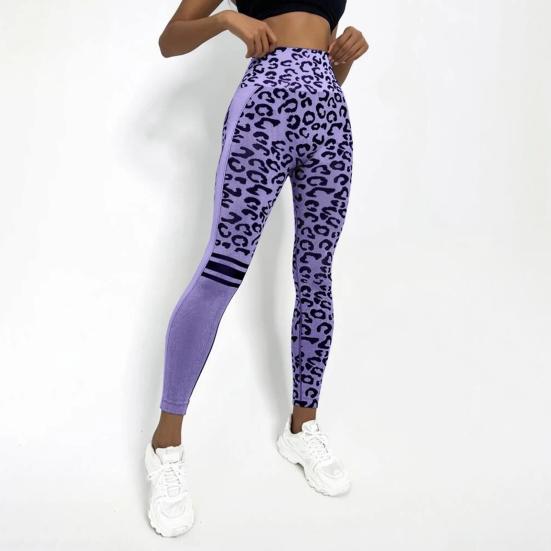 Женские брюки для йоги с леопардовым принтом, высокая талия, контроль живота, подтяжка ягодиц, узкие, мягкие, дышащие, тонкие