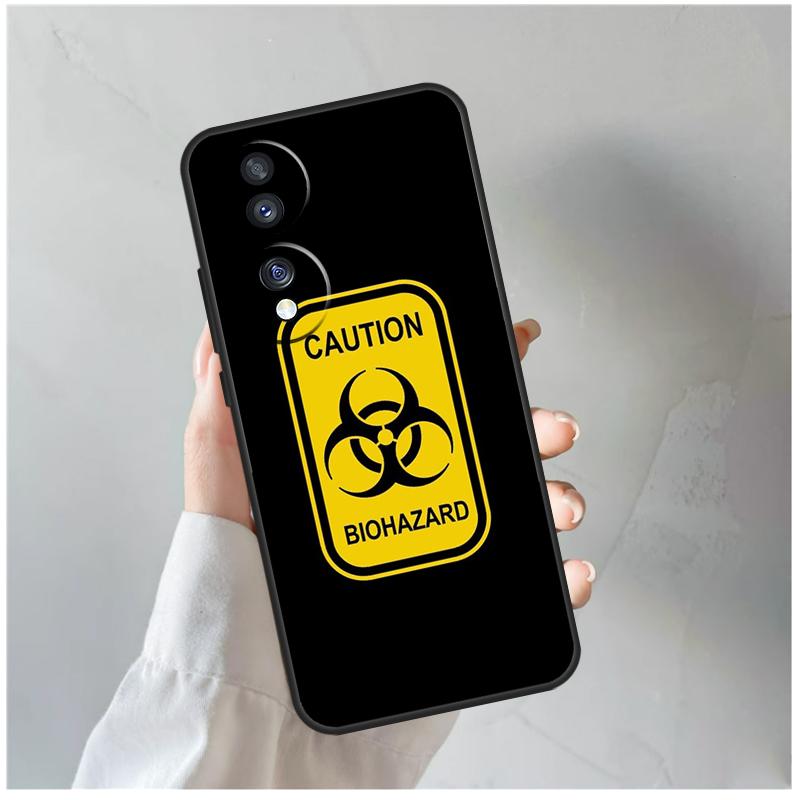 Логотип с символом биоопасности Для чехла Honor Magic 8 7 6 5 Pro Для Honor 400 200 Lite 90 70 50 X8c X8b X9a X9b X9c X9d Win