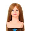 70percent  Human Hair Mannequin Head For Braiding Manikin Head For Hairdresser Professional Cosmetology