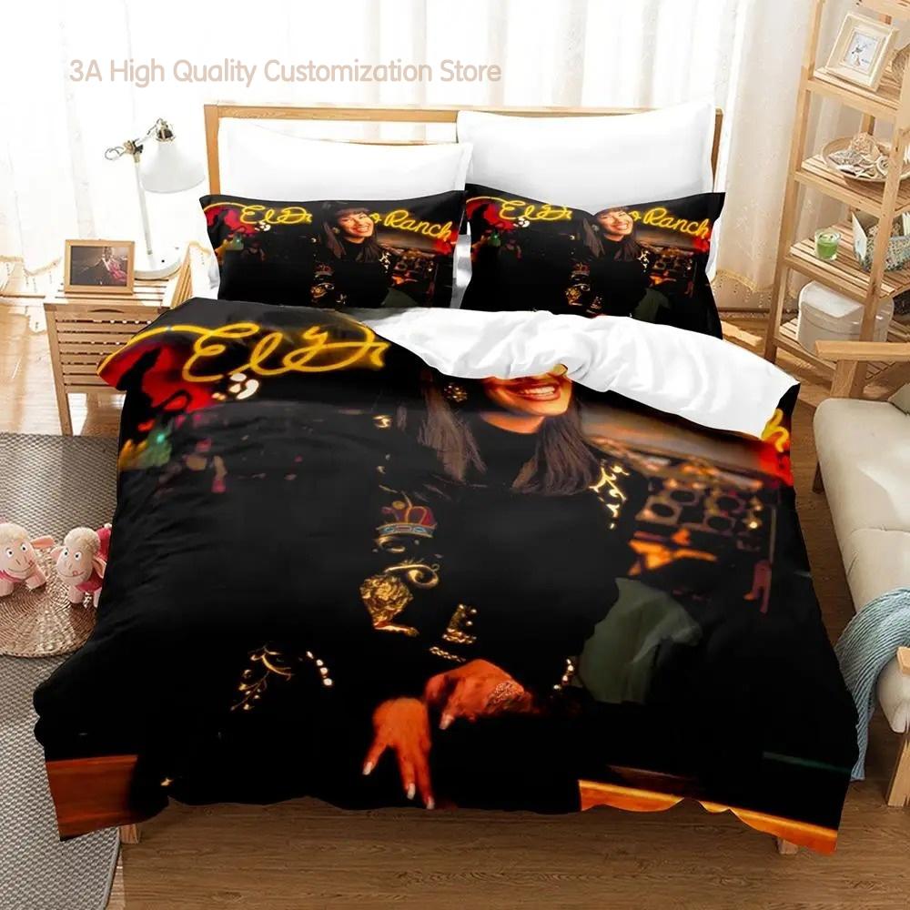 Популярный комплект постельного белья Селены Кинтанилья Односпальный Двуспальный Полный Queen King Размер Комплект для кровати Взрослая спальня Комплекты пододеяльников Комплект простыней