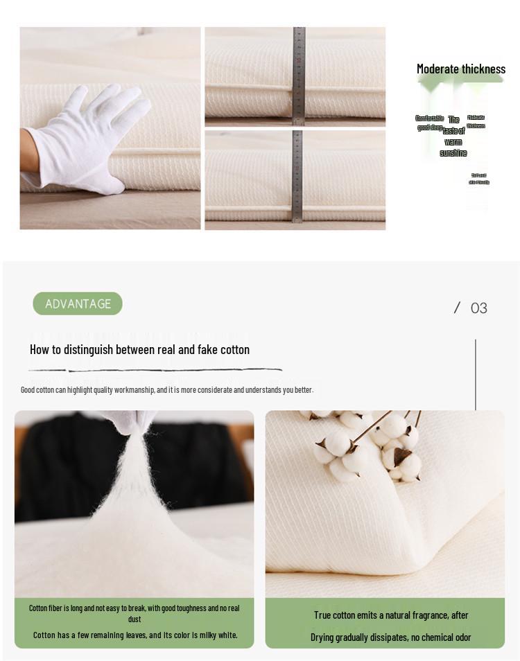 Одеяло из хлопка Синьцзян: Всесезонное одеяло с хлопковым наполнителем для студентов и общежитий