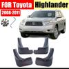 Брызговики для крыльев Highlander, брызговик, брызговики, брызговики, автомобильные аксессуары, передний и задний 2008-2011