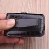 Snap Box Faux Leather Clipped on Belt Spectacle Case Eyeglasses Case Glasses Box Eyewear Case