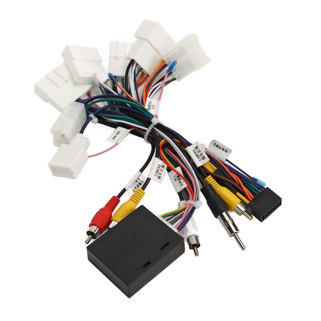 Car Stereo Radio Wiring Harness with USB CANBUS Decoder Adapter for Camry Corolla RAV4 4Runner