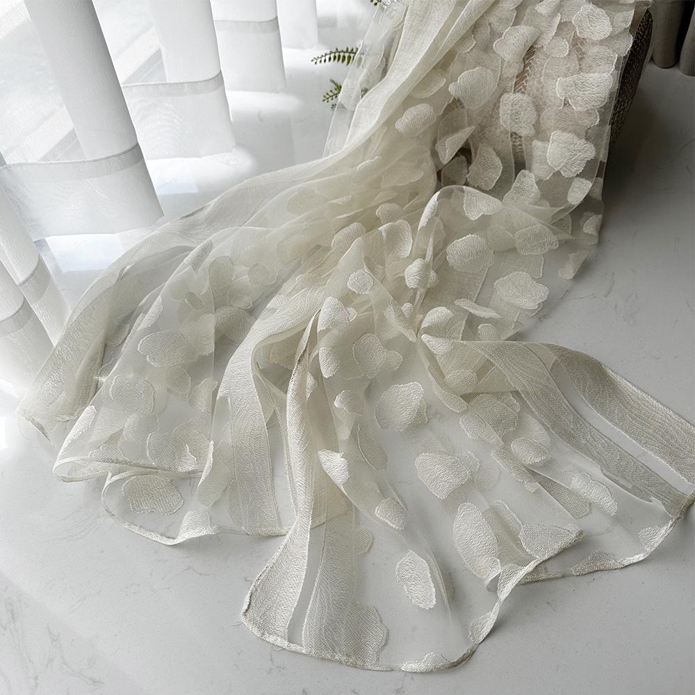 Gradient Color Block Bamboo Yarn Scarf for Women - Japanese Korean Mori Girl Style, Autumn Winter Cotton Linen Flax Shawl