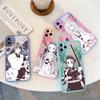 Kimetsu No Yaiba Demon Slayer Anime Phone Case For iPhone 13 12 11 Mini Pro XR XS Max 7 8 Plus X Transparent Kamado Nezuko Cover