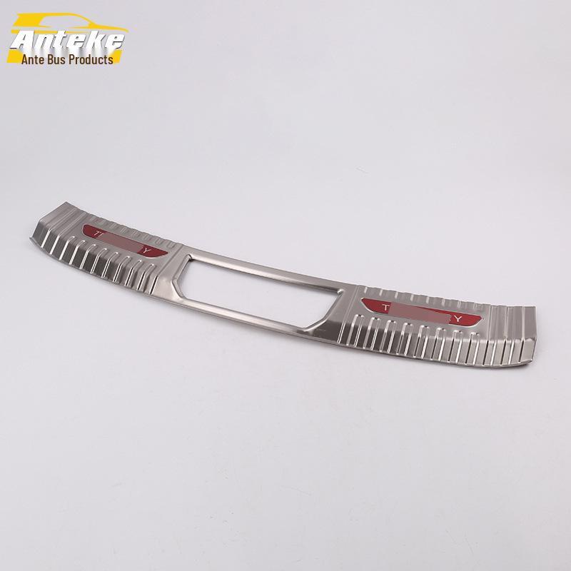 19-Territory Stainless Steel Rear Guard and Tailgate Trunk Protection Decorative Plate.