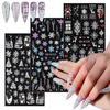 New Year Nail Art Decorations Christmas Nail Stickers Snowflake Nail Stickers Christmas Nail Decals