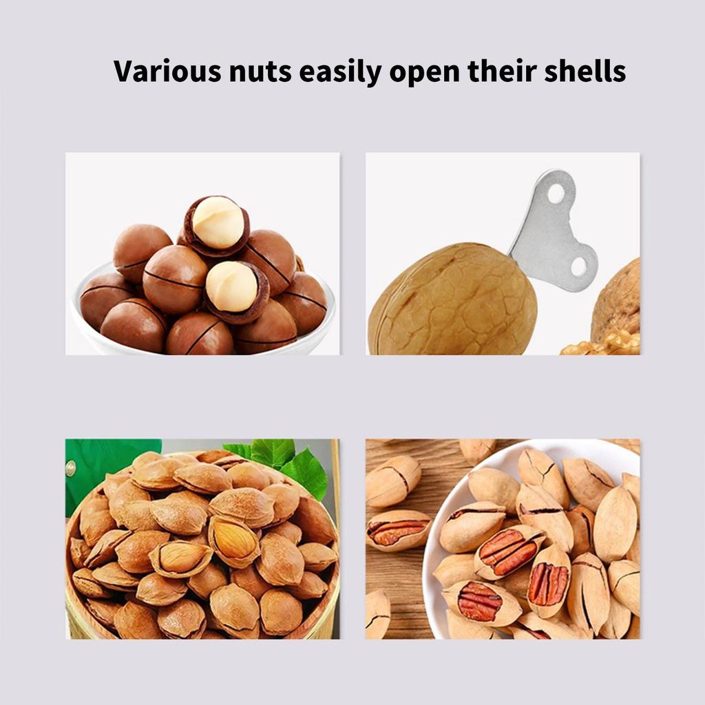 Удобная ручная орехоколка Легкий и портативный дизайн Идеально подходит для семейных посиделок, пикников и офисных перекусов