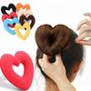 Fashion Donut Bun Heart-shaped Magic Foam Sponge Hairs Styling Tool Princess Hairstyle Women Elegant High-quality Sexy Headwear