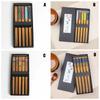 Gift Family Household Japanese Style Kitchen Bamboo Chopsticks Sushi Utensils Tableware Dinnerware