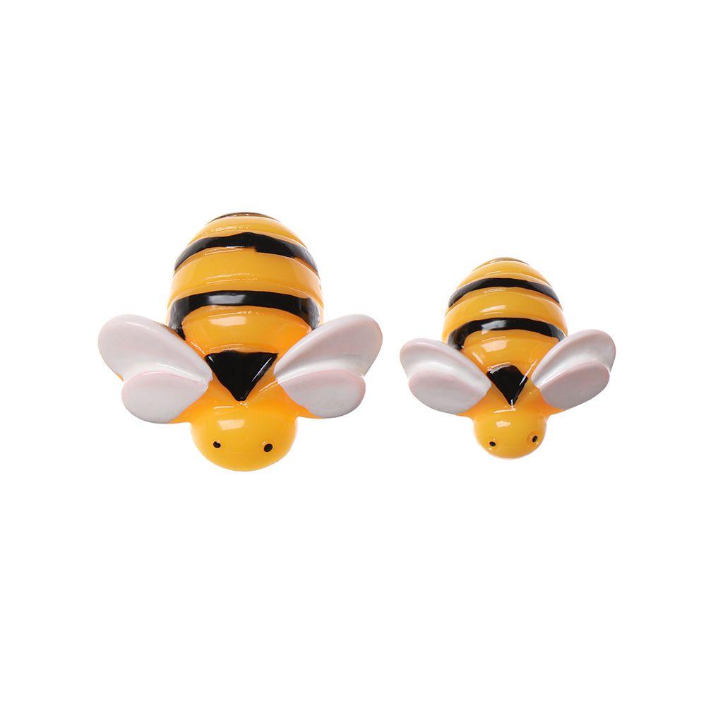 5pcs/ Lot Clay Children Toys Hair Ornament Simulated Animals Mini Bee Artificial Bees Slime Pendants