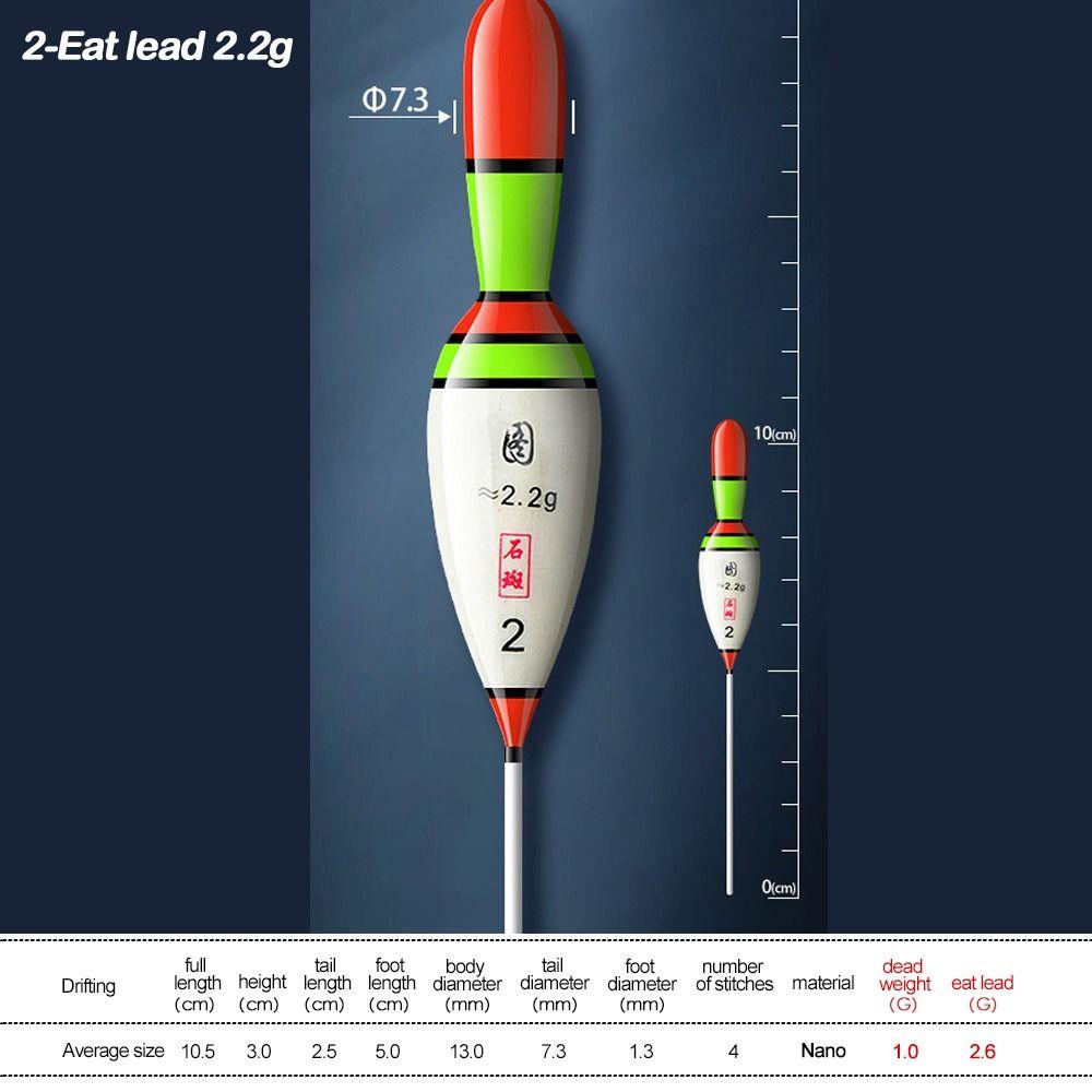 Ассорти из размеров Поплавок для ловли камня Индикатор Световой индикатор Поплавки-палки Поплавки для активного отдыха Поплавки-бомберы для рыбалки