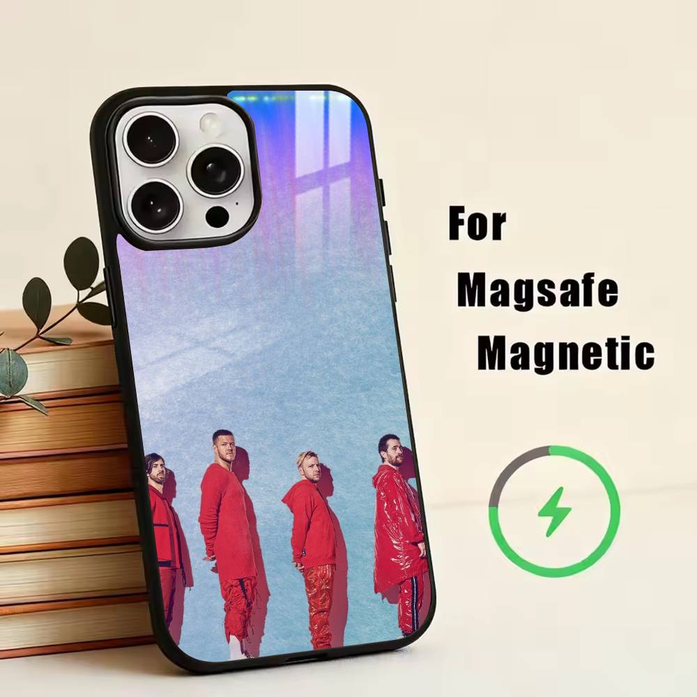 Imagine D-Dragons Phone Case For iPhone17,16,15,14,13,12,11 Plus,Pro Magnetic with Magsafe Wireless Charging