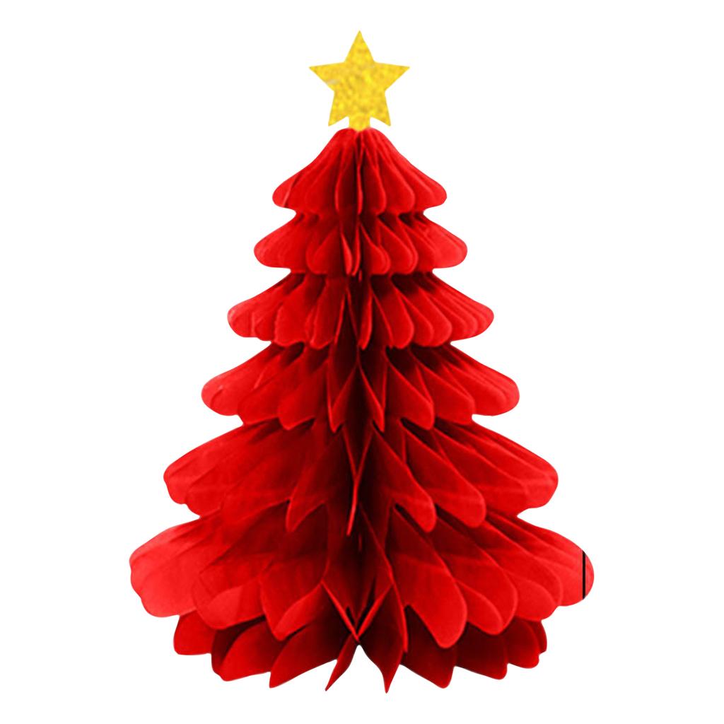 Honeycomb Christmas Ornaments, Christmas Tree Bells, Santa Hats, Paper Hanging Garlands