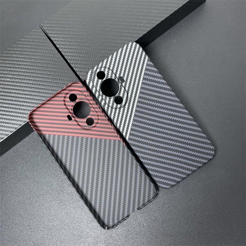 Матовый жесткий чехол для Huawei Nova 11 Чехол ПК с текстурой углеродного волокна Защитная крышка для телефона для Nova 11 Pro Funda Тонкий Ультратонкий Бампер
