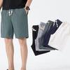 Shorts Men Cotton Linen Casual Shorts Mens Sweat Pants Summer Breathable Comfortable Drawstring Soft Shorts Men Streetwear Pants