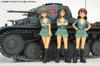 Platts Girls Panzer Final Chapter Blue Division High School Figure Set Scale Urethane Unpainted Kit & 1/35 Non-foaming GPF-38