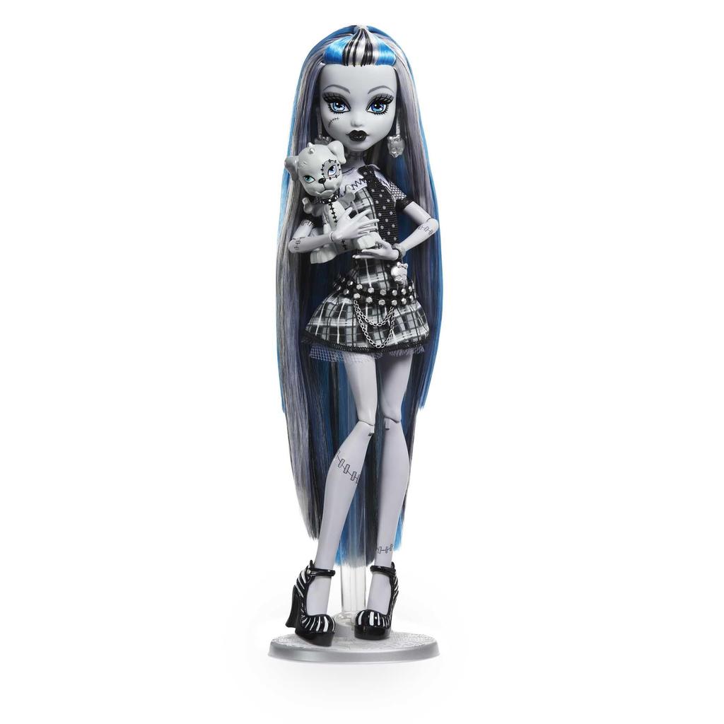 Monster high Reel Drama Collector Doll Frankie Stein HKN29 (with Posters & Stand)
