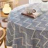 Wave Three-Dimensional Jacquard Cotton And Linen Coffee Table Tablecloth Small Fresh Thickened Simple Dining Table Tablecloth