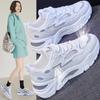2025 летняя новая обувь для папы, женская обувь ins tide с круглым носком спереди, на шнуровке, повседневная обувь на платформе, женская спортивная обувь