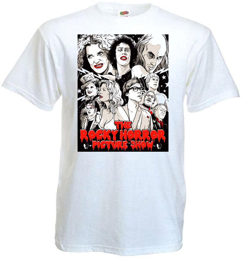 The Rocky Horror Picture Show V9 White Movie Poster Unisex T-Shirt