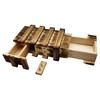 Wooden Secret Compartment Box Portable with 3 Drawers Vintage Puzzle Box Magic Wood Brain Teaser Toys Puzzle Boxes Kids Toy Gift
