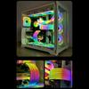 Гибкий силиконовый 8-контактный кабель питания GPU ARGB световые полосы 5V3Pin адресуемая синхронизация для игровых ПК аксессуары для корпуса