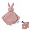 Doomoo Doudou Baby You&Me - Reversible and Comforting Doudou - Supplied with 2 Bodies To Transport the Parent's Scent, Pink