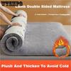 Теплый флисовый матрас из ягненка, домашний матрас для кровати, теплый зимний студенческий общежитие, одинарный утолщенный матрас, мягкие стеганые коврики