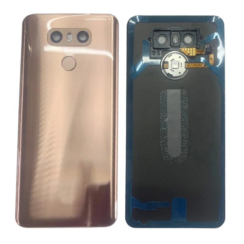 Задняя крышка корпуса для LG G6 LS993 US997 VS998 с кнопкой отпечатка пальца + объективом камеры + клейкой лентой
