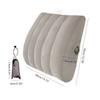 ПВХ Флокированная Надувная Подушка для Поясничной Поддержки Легкая Регулируемая Подушка для Спинки Стула для Путешествий