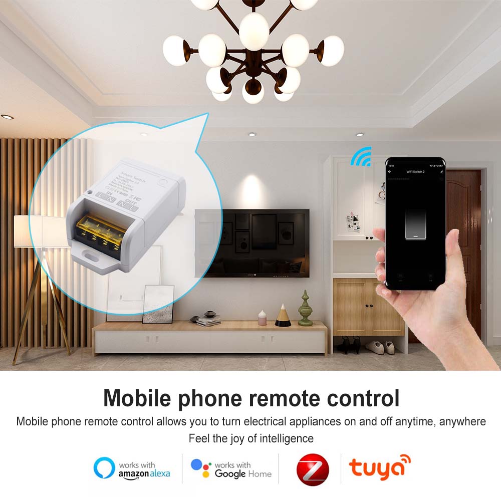 ZigBee 20A/30A 6000W Smart Home Automation Switch Circuit Breaker Controller Electrical for Household Appliances DIY Home Tuya