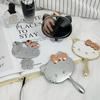 Складное 3D зеркало для макияжа с рисунком кота - Портативное ручное зеркало для подкрашивания для студентов и общежитий