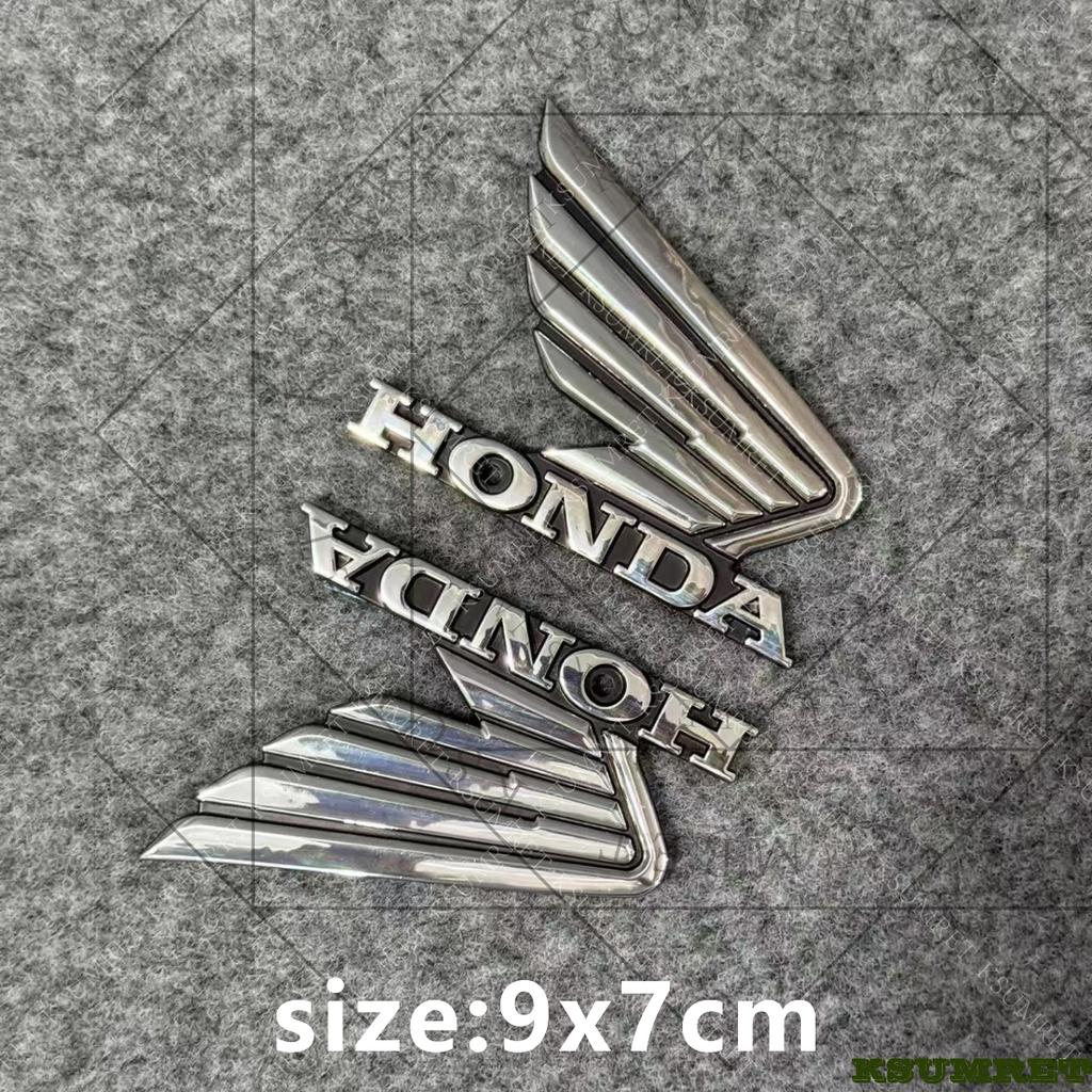 QLN2 For 3D HONDA Sticker Motorcycle Tank Logo Emblem Decal