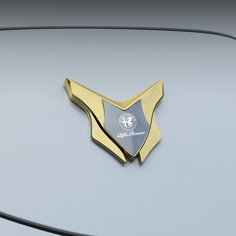 3D Metal Car Fender Badge Decal Logo Sticker For Alfa Romeo STELVIO Giulia 159 Giulietta 147 Mito 156 MTO Sportiva Accessories
