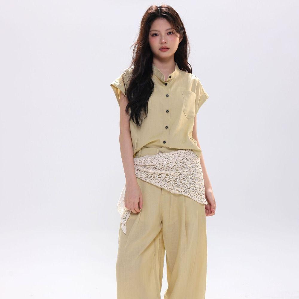 Ethnic Style Hollow Out Lace Shawl Fake Collar Crochet Flower Scarves Summer