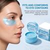 VIARELINE Blue Eye Mask Patches, Hyaluronic Acid Eye Treatment for Wrinkles, Fine Lines