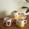 Милая мультяшная кружка, керамическая чашка для кофе, молока, термостойкая кружка для завтрака для девочек, нежная и красивая чашка для воды