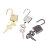 1 комплект, прямоугольный навесной замок, аппаратный замок для багажа с замком для шкатулки для драгоценностей, дневника