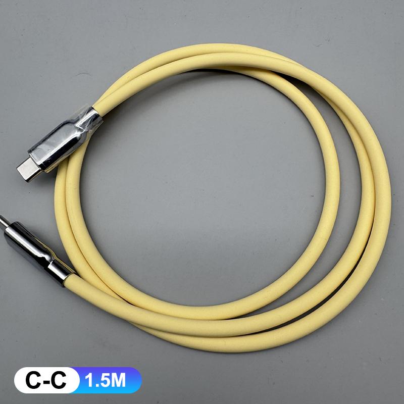 240 В Pd3.1 Жидкий силикон USB Type-C Быстрозарядный кабель 15 16 17 S23 S24 S25