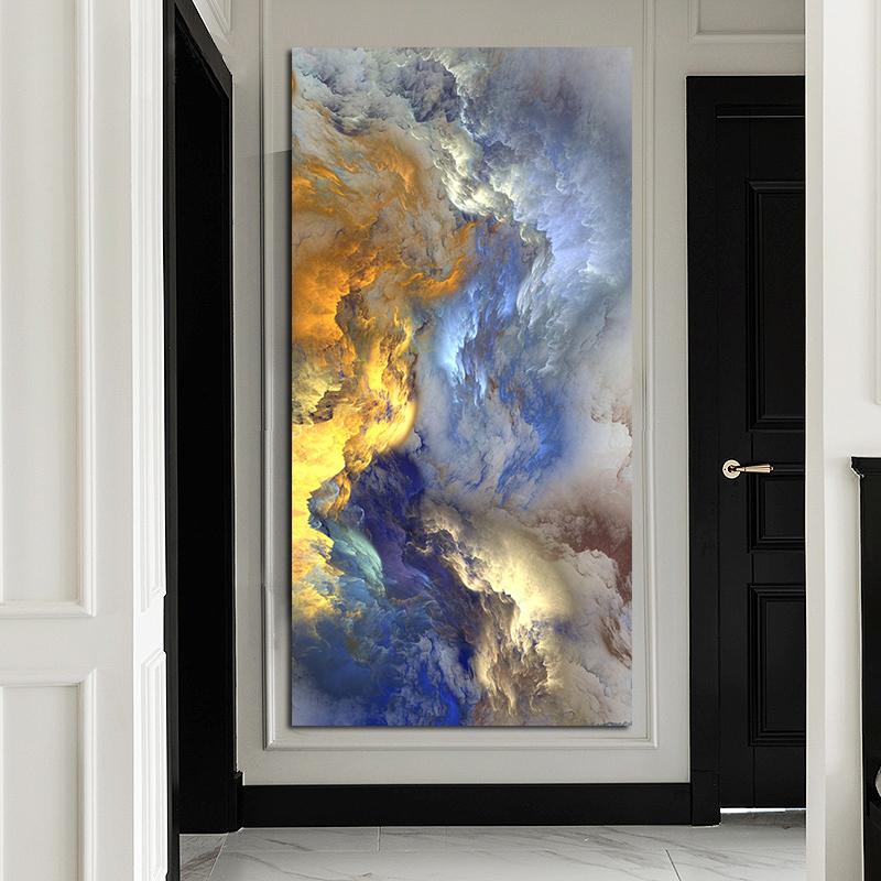 Современные абстрактные облака Настенный декор холст живопись красочные постеры и принты декоративные картины для гостиной Cuadros