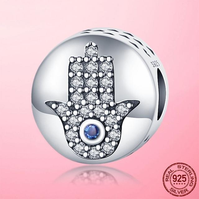 925 Sterling Silver O Pendant Love Heart Snake CZ Clip Charm Beads Fit Original Women Bracelet Bangle Silver 925 Jewelry