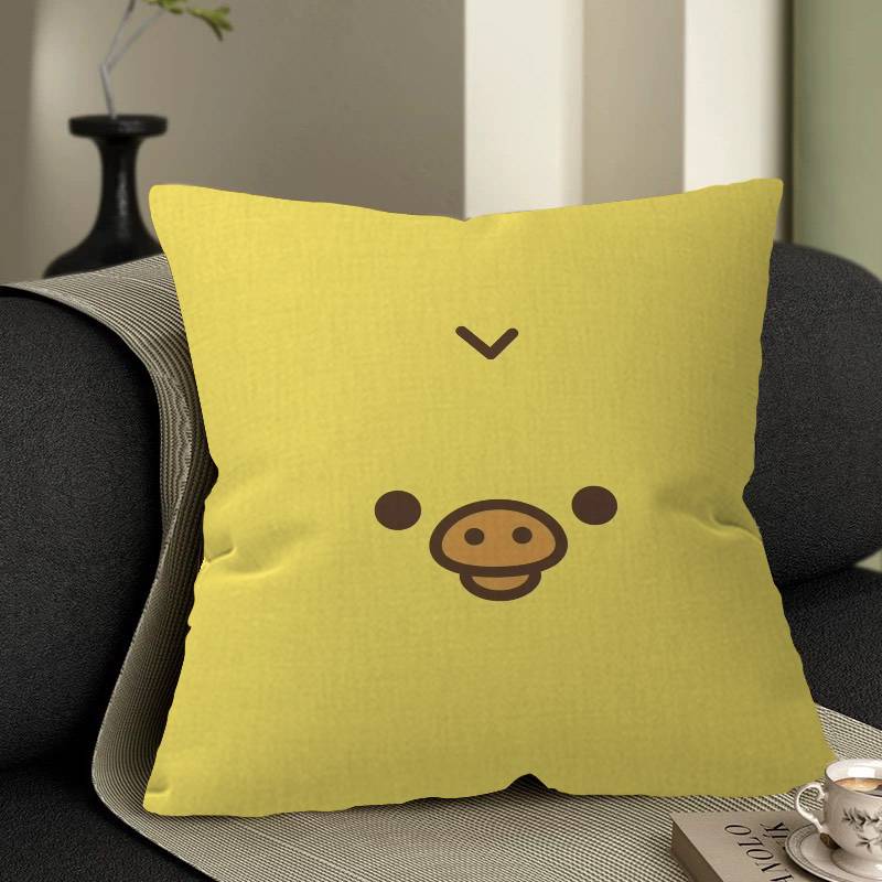 Япония Аниме Милый Мультяшный RRilakkuma Аниме Наволочка Чехол для Подушки Декор Наволочка Печатный Чехол для Подушки для Дивана