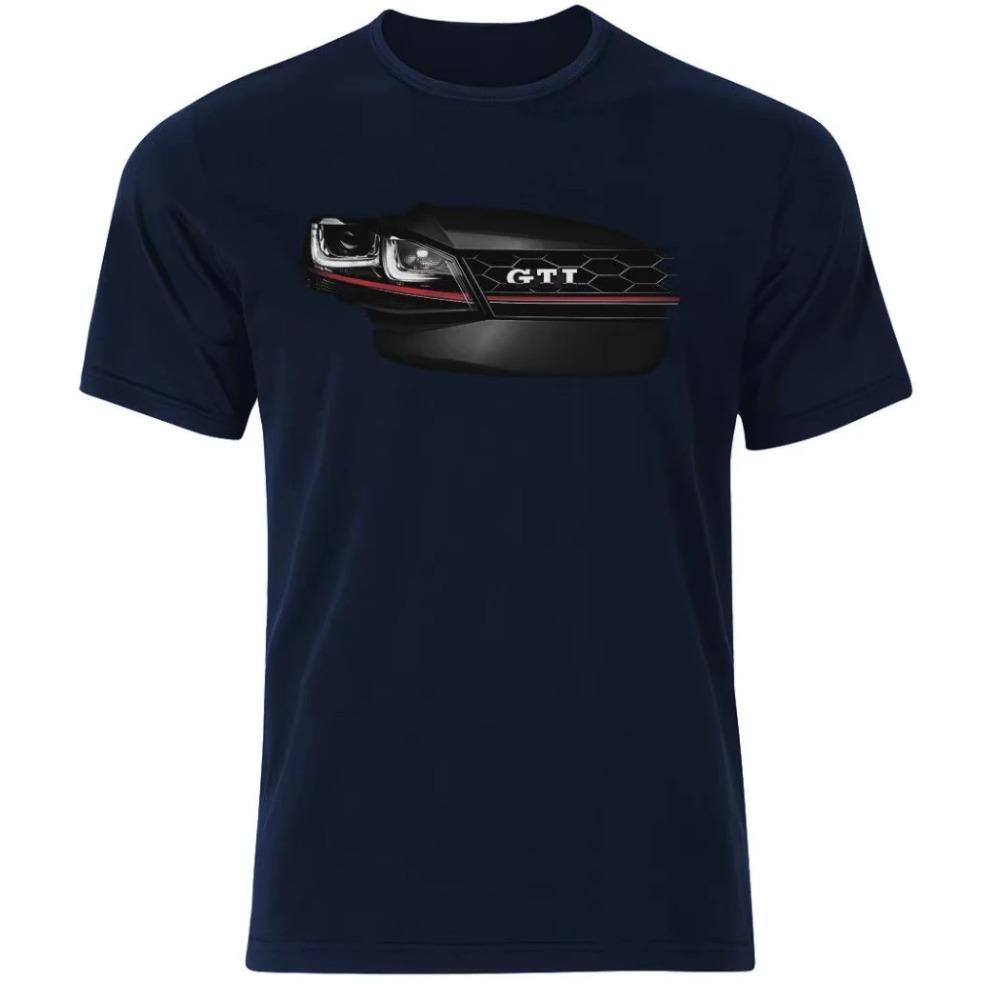 2025 Японские фанаты автомобилей Летняя хлопковая футболка унисекс с коротким рукавом и круглым вырезом Новая модная футболка GTI MK7 LED VII GT Fans