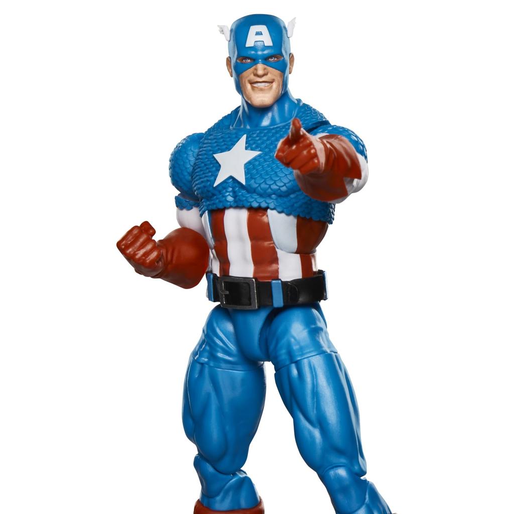 Hasbro MARVEL Marvel Legends Series Captain Avengers Retro Marvel Comics Secret Wars коллекционная 6-дюймовая фигурка в комплекте щит G0781 подлинная