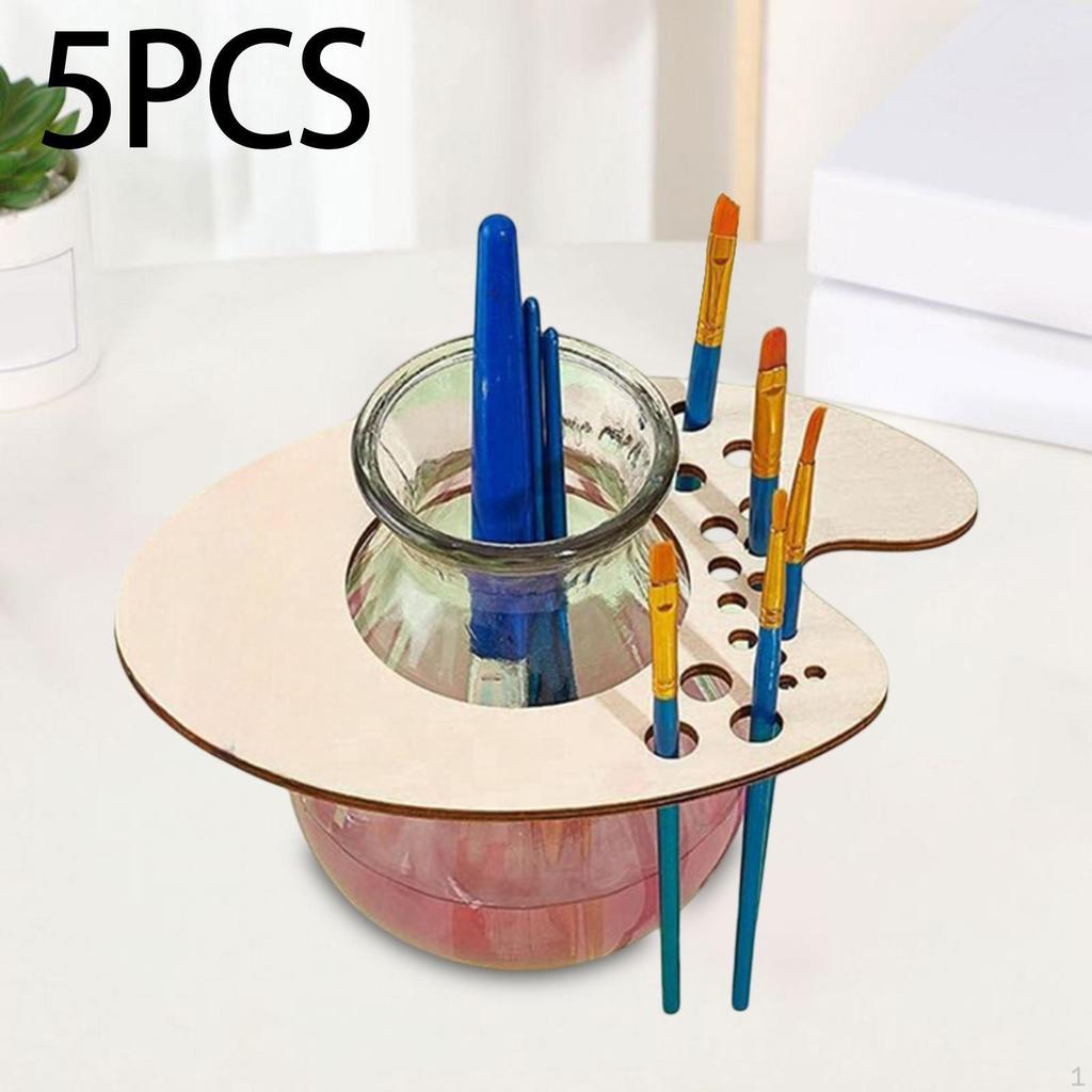 Палитра для рисования деревянная краска обучающие пособия головоломка игрушка палитры для акрилового искусства палитра