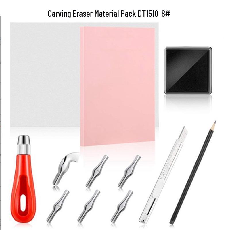 Professional Woodcut Carving Knife & Roller Set for Rubber Stamp Art