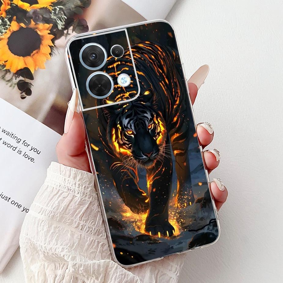 Чехол для Oppo Reno8 Pro 5G CPH2357 Крутой Дизайн Модный Расписной Чехол Мягкий Силиконовый Чехол для Телефона Для Oppo Reno 8 Pro Reno8 5G